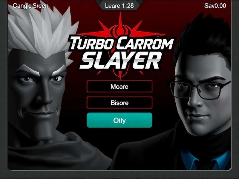 Turbo Carrom Slayer - Main Interface Turbo Carrom Slayer Main Screen